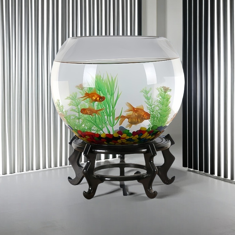 包邮 大号透明玻璃圆形花瓶 圆球花盆 玻璃水培植物 养金鱼缸