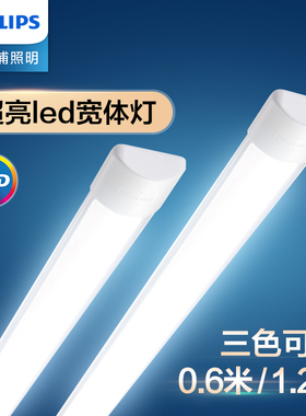 飞利浦一体led长条灯条日光灯管宽体支架灯镜前灯三防卫生间镜前