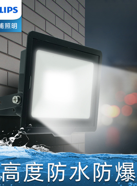 飞利浦LED投光灯户外防水广告灯明欣室外灯照明庭院投射灯泛光灯