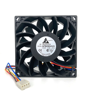 9CM 24V变频器 双滚珠 台达 散热风扇 9025 工控 增压 AFB0924VH