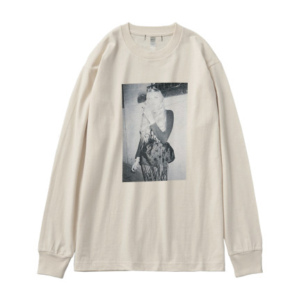 STIGMA420 2020 Longsleeve 限量摄影印花薄棉圆领奶油色长袖T恤