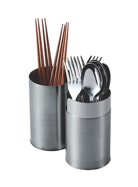 日本制UNIFLAME 户外露营不锈钢餐具收纳筒 筷子筒