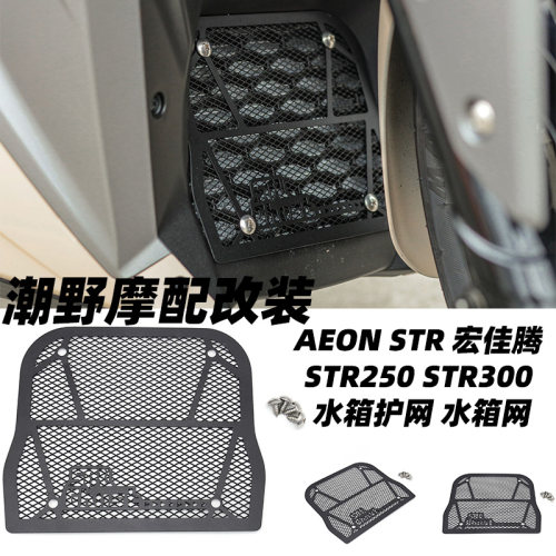 适用于 AEON STR 宏佳腾 STR250 STR300 水箱护网 水箱网 改装件