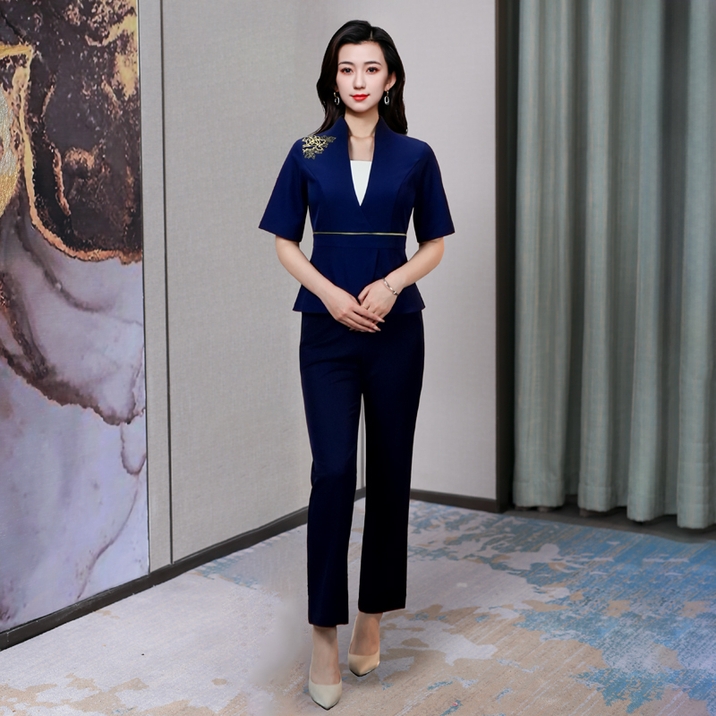 高端足浴技师工作服女足疗技师服