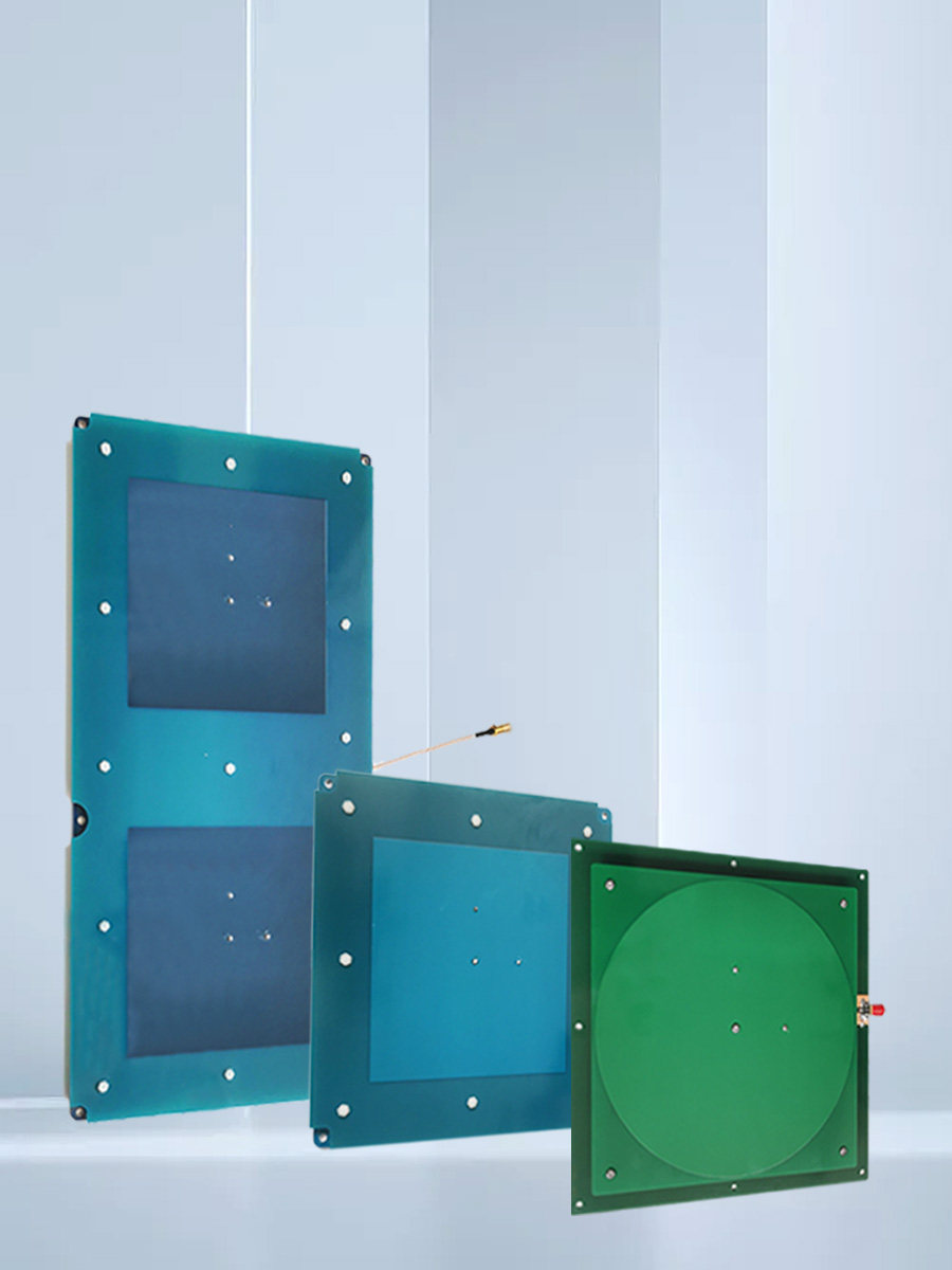 RFID天线PCB双层UHF天线超高频圆极化抗干扰物联网高增益近场天线