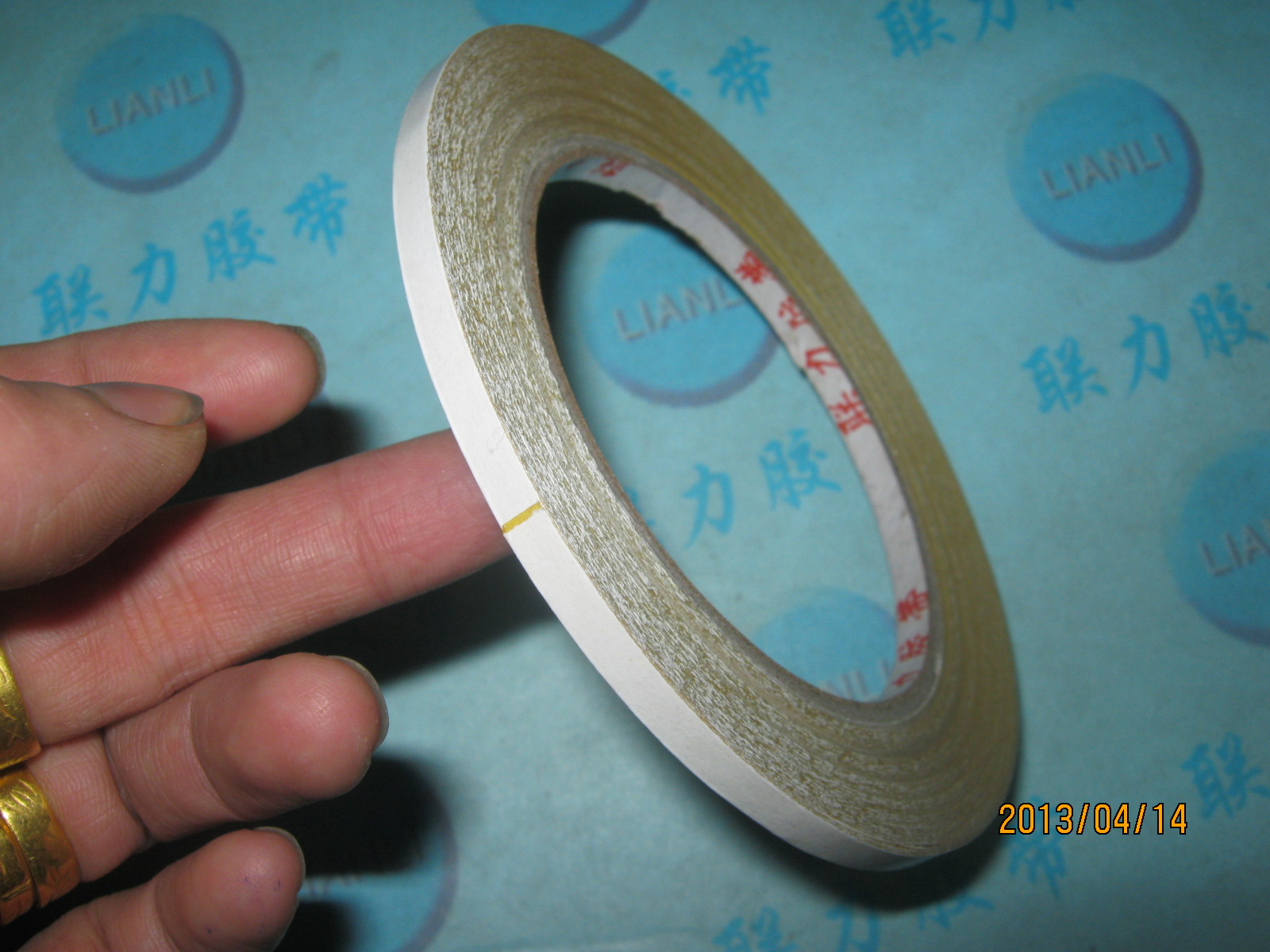 联力高品质 黄色强力双面胶 双面胶纸 深圳双面胶厂家 5MM*19M