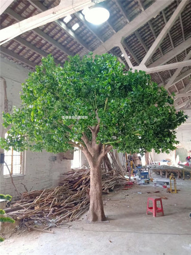 仿真假树大型玻璃钢福禄