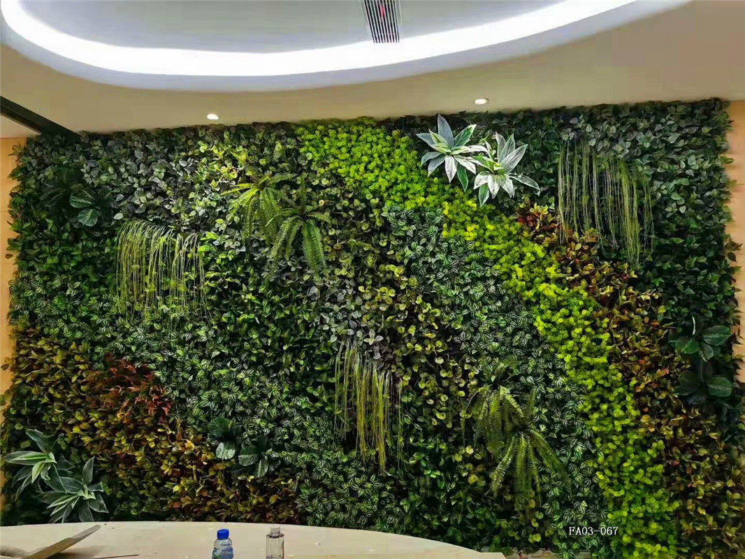 仿真绿植墙阳台人工墙面绿化背景墙面装饰办公室直播形象假花墙面