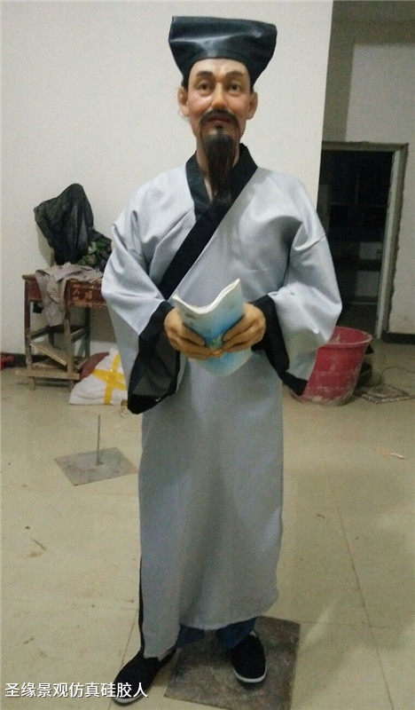 仿真硅胶人仿真蜡像人模具真人比例古装硅胶人古装硅胶人模型