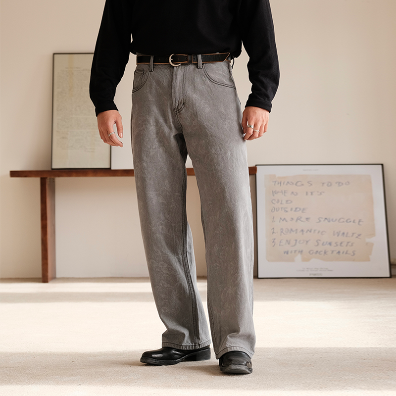 中古remake商店美式水洗牛仔裤