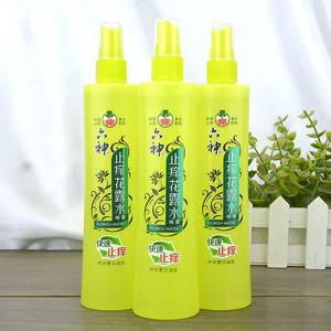 上海家化六神止痒花露水180ml 喷雾型蚊虫叮咬快速止痒清凉舒爽