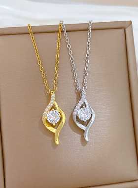 轻奢极简风气质项链女新款锁骨链轻奢百搭小众设计高级感闺蜜网红