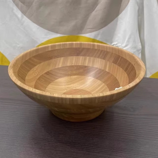 宜家格隆萨 上菜碗上菜用碗凉拌搅拌碗配菜沙拉水果盛具竹质色拉