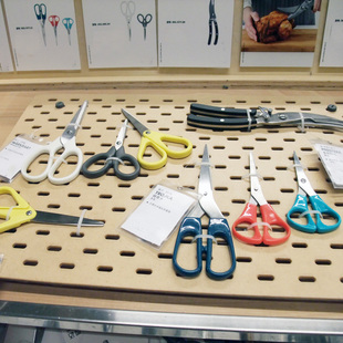 宜家 特洛卡剪刀瓦列夫儿童学生不锈钢家用 迈博办公小剪刀剪纸刀