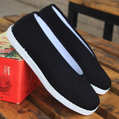 一脚蹬鞋 特价 子 男透气纯布底圆口布鞋 民族千层底单鞋 老北京布鞋 鞋