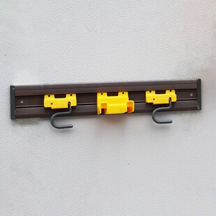 Rubbermaid乐柏美保洁工具架贮存架拖把扫把收纳架1992