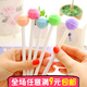 创意文具棒棒糖造型中性笔糖果色黑色签字水笔学习用品0.38mm