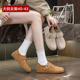 女鞋 百搭平底博肯鞋 新款 1908 43大丫丫2026春季 宽胖脚肥大码