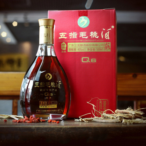 广东三友金河源五指毛桃酒浸泡酒