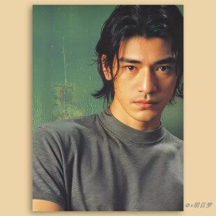 金城武海报墙贴 明星同款周边房间背景艺术收藏不干胶贴纸