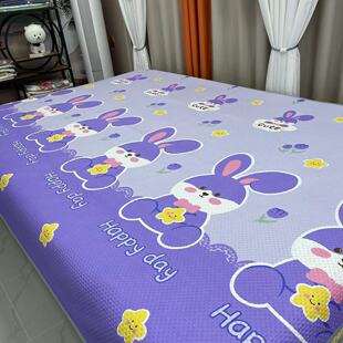 床盖农村土炕盖榻榻米四季通用新款三层夹棉大炕可机洗防滑床单子