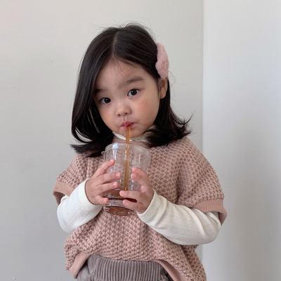 叠穿绝绝子短款松软华夫格背心