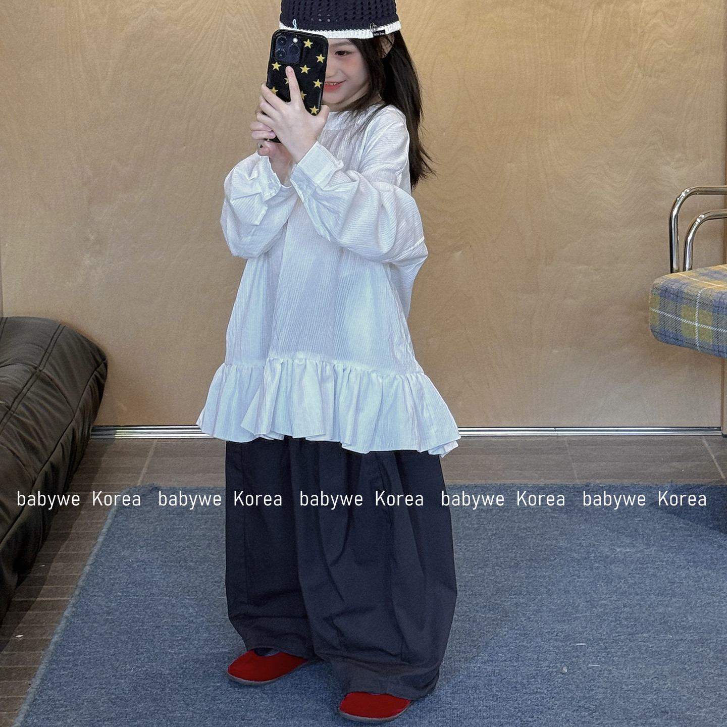 包邮▶bebenous主理人品牌26春新可甜可盐侧边口袋松弛长裤花苞裤,童装/婴儿装/亲子装,裤子,淘宝优惠券,粉丝福利购,淘宝优惠卷