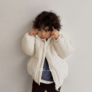 新品上新▲BabyWe韩国代购童装儿童冬季立领面包棉服男童棉袄外套