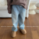 digreen 25秋冬男女童微绒百搭柔软牛仔裤 BabyWe韩国代购 童装