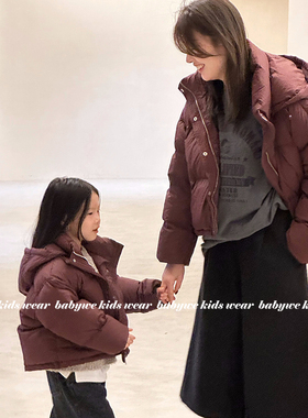 【清仓福利】bebenous主理人品牌儿童24冬款休闲连帽保暖羽绒服