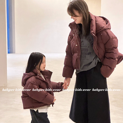 【清仓福利】bebenous主理人品牌儿童24冬款休闲连帽保暖羽绒服