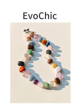 天然石项链彩石项链