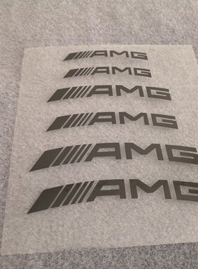适用于AMG耐高温刹车贴 汽车贴纸 个性AMG卡钳贴纸改装装饰刹车