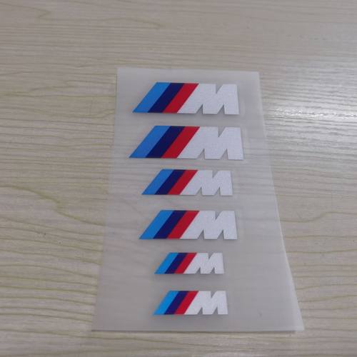 宝马卡钳m标1系3系5系7系改装m5m6m4车标标志X3X5X6刹车卡钳贴纸
