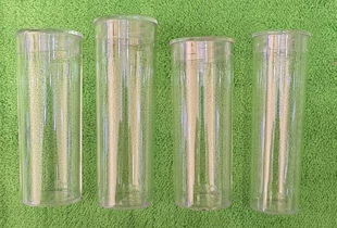 亚克力硬币收纳圆筒十个可装分币硬币铜币银币金币也可装其它物品