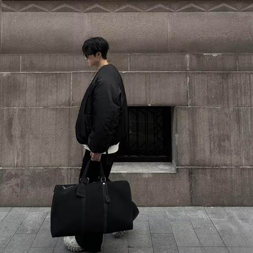 2024新款痞帅男士两面穿座山雕冬季保暖加厚仿皮草外套抗寒大衣潮