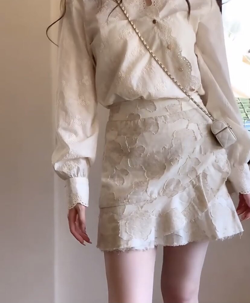 csk丘比特 茶色日落 韩系麻感气质A字裙裤显瘦棉麻短裙鱼尾裙薄款|ruв категории Женская одежда, юбка - от Buy2taobao.com для оказания профессиональной услуги покупки агента Taobao