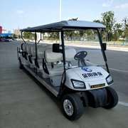 Tham quan nhà sản xuất xe hơi tùy chỉnh 12 chỗ ngồi xe điện caravan golf tài sản cộng đồng tuần tra xe tay ga - Xe đạp điện