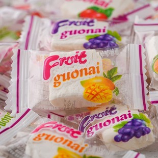 牙膏糖薄荷水果味牛奶糖味清凉硬软糖果潮汕特产8090后童年零食