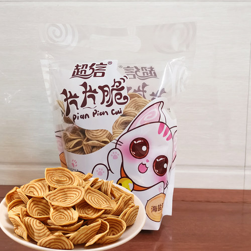 年货薄脆猫儿酥膨化片片脆