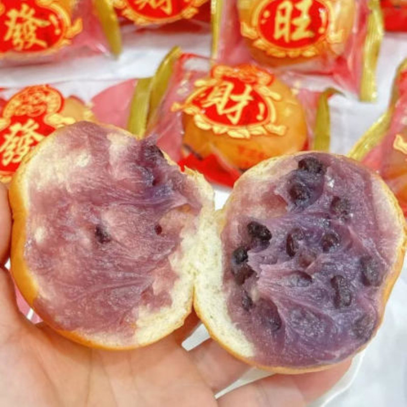 潮汕小吃烘培芋泥手工包夹心小面包糕点零食早餐代餐