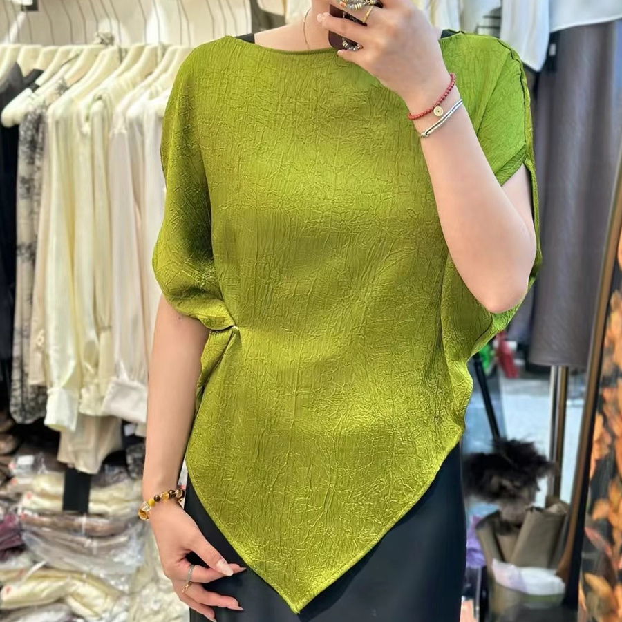 2025夏季新款修身短袖衬衫