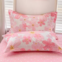 100% cotton pillowcase, single piece, single student dormitory, double pillowcase, 48x74cm, pair, floral pillowcase thumbnail 8