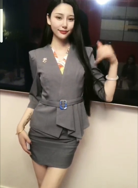 女夜场ktv公主服酒店夜总会酒吧服务员工装包厢小妹足浴前台制服