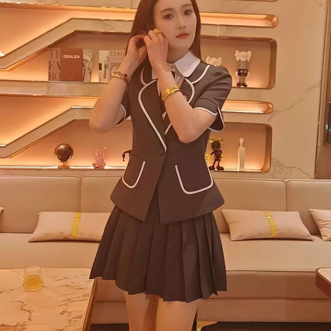 2025新款ktv公主服套装女夜场夜总会酒店会所dj服务员技师工作服