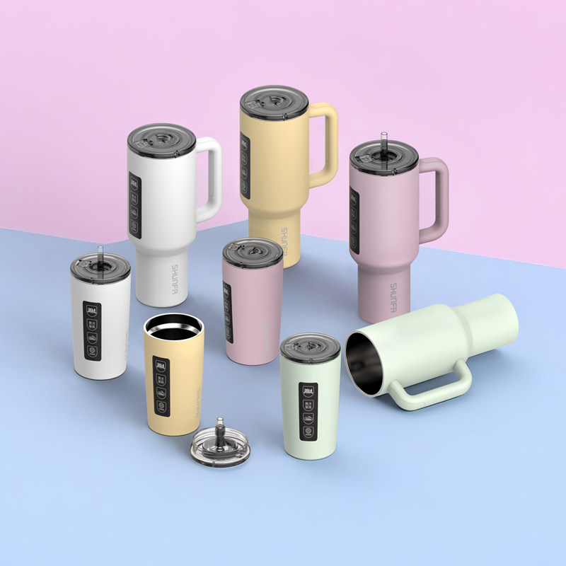 顺发苜咖吸管杯保温杯大容量车载杯保温保冷304不锈钢,餐饮具,保冷/保温杯,淘宝优惠券,粉丝福利购,淘宝优惠卷