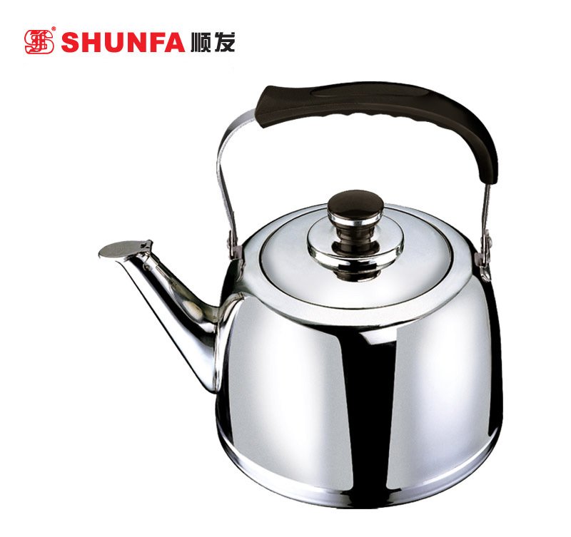 顺发5L新厚底琴音水壶304不锈钢厚底鸣笛烧水壶电磁炉开水壶包邮