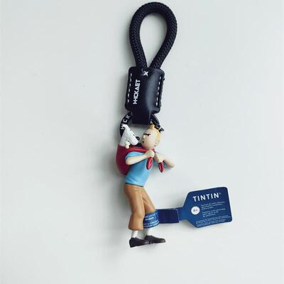 复古原创丁丁历险记卡通钥匙扣
