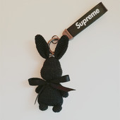 潮范汽车钥匙扣 创意礼物 可爱小兔子包挂链 女 奔驰宝马奥迪