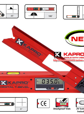 KAPRO数显量角器992水平尺水平仪高精度以色列开普路/嘉宝装修